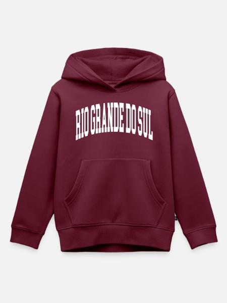 Rio Grande Do Sul - Kinder Premium Organic Hoodie - Burgunderrot