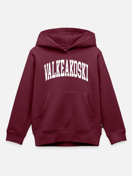 Valkeakoski - Kinder Premium Organic Hoodie - Burgunderrot