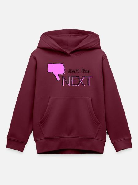 Don't like: Next - Kinder Premium Organic Hoodie - Burgunderrot