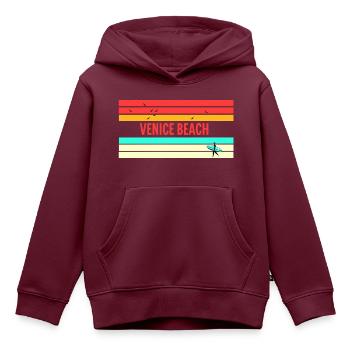 Venice Beach: Perfektes Geschenk & Souvenir! - Kinder Premium Organic Hoodie - Burgunderrot - Vorne - AI Model Kid Female (0cm)