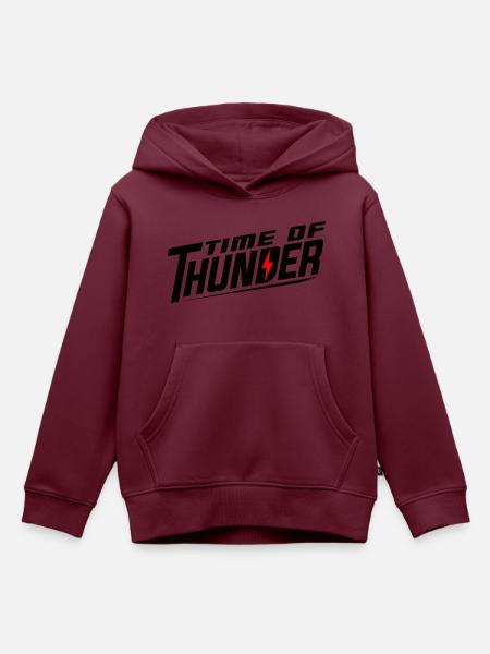 FLASH VARIATIONEN - Kinder Premium Organic Hoodie - Burgunderrot