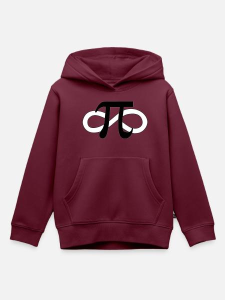 Die Unendlichkeit - Kinder Premium Organic Hoodie - Burgunderrot
