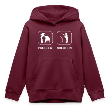Dirigenten Geschenk Dirigieren Musik Dirigent - Kinder Premium Organic Hoodie - Burgunderrot - Vorne - AI Model Kid Female (0cm)