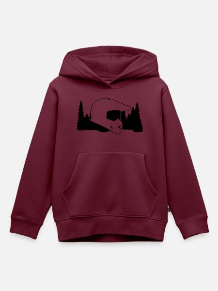 Offroad - Kinder Premium Organic Hoodie - Burgunderrot