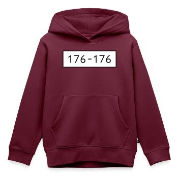 Panzerknacker 6 Nummern Gruppenkostüme Fasching - Kinder Premium Organic Hoodie - Burgunderrot - Vorne - AI Model Kid Female (0cm)