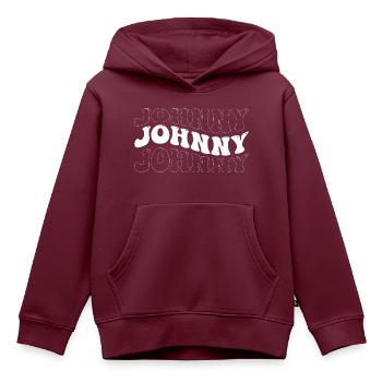 Funny Johnny Groovy 4 Männer Frauen Cool Johnny Tie - Kinder Premium Organic Hoodie - Burgunderrot - Vorne - AI Model Kid Female (0cm)