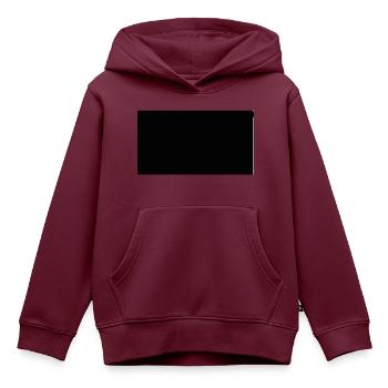 schwarz - Kinder Premium Organic Hoodie - Burgunderrot - Vorne - AI Model Kid Female (0cm)