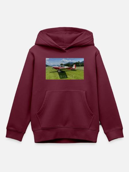 JOB15 - PARKING POSITION - Kinder Premium Organic Hoodie - Burgunderrot
