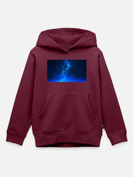 Universe - Kinder Premium Organic Hoodie - Burgunderrot