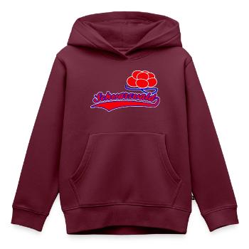 Schwarzwald Bollenhut Schwarzwälder - Kinder Premium Organic Hoodie - Burgunderrot - Vorne - AI Model Kid Female (0cm)