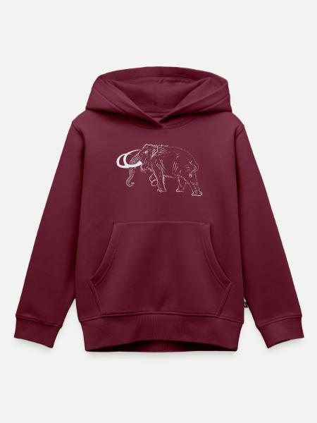 Mammut - Kinder Premium Organic Hoodie - Burgunderrot