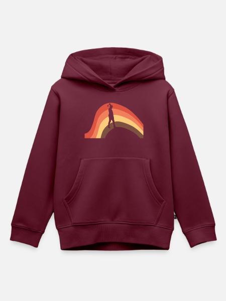 Axtwerfen Axe Throwing Axt - Kinder Premium Organic Hoodie - Burgunderrot