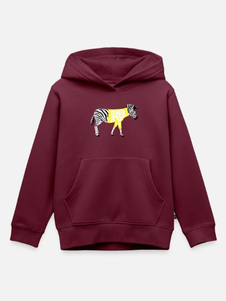 Casual Friday - Kinder Premium Organic Hoodie - Burgunderrot