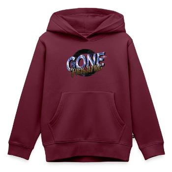 present idea gamer hacking code funny hacker fans - Kinder Premium Organic Hoodie - Burgunderrot - Vorne - AI Model Kid Female (0cm)