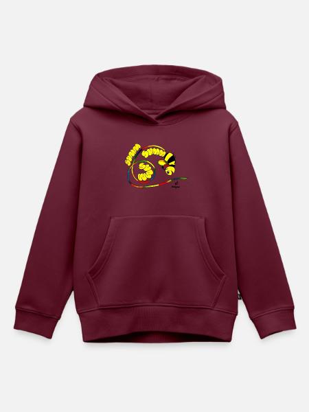 Summ Summ Summ - Kinder Premium Organic Hoodie - Burgunderrot