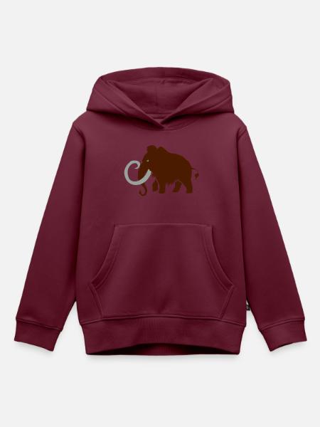 Mammut - Kinder Premium Organic Hoodie - Burgunderrot