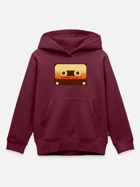 Awesome MIX Vol.1 - Kinder Premium Organic Hoodie - Burgunderrot