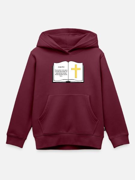 Jesaja 43 1 - Kinder Premium Organic Hoodie - Burgunderrot
