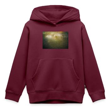 Weltraum-Astro - Kinder Premium Organic Hoodie - Burgunderrot - Vorne - AI Model Kid Female (0cm)