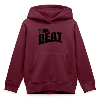 rhythmic movement heartbeat rhythm birthday - Kinder Premium Organic Hoodie - Burgunderrot - Vorne - AI Model Kid Female (0cm)
