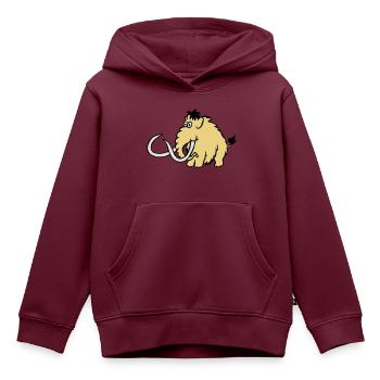 Mammut - Kinder Premium Organic Hoodie - Burgunderrot - Vorne - AI Model Kid Female (0cm)