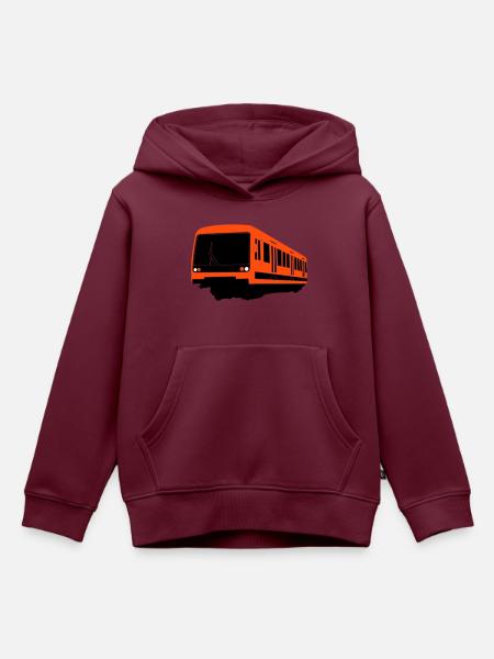 Helsinki Metro M200 - Kinder Premium Organic Hoodie - Burgunderrot