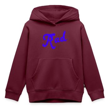 Rad Pink Top - Kinder Premium Organic Hoodie - Burgunderrot - Vorne - AI Model Kid Female (0cm)