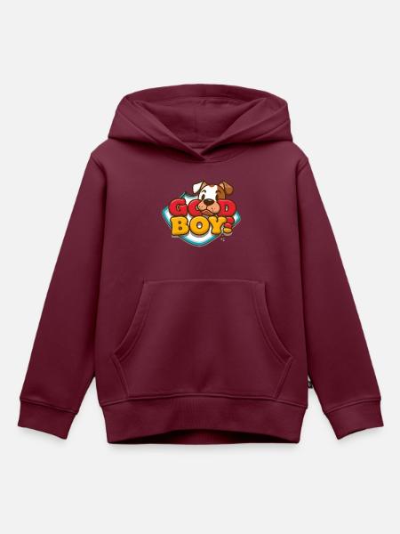 Guter Junge - Kinder Premium Organic Hoodie - Burgunderrot