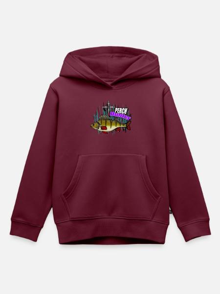 Barschjäger - Kinder Premium Organic Hoodie - Burgunderrot