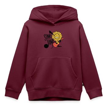 SONNIGE MARMELADEN - Kinder Premium Organic Hoodie - Burgunderrot - Vorne - AI Model Kid Female (0cm)