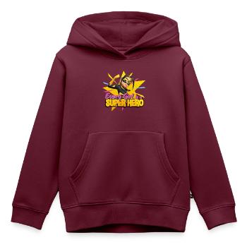 Miraculous Every Girl Is A Super Hero Vesperia - Kinder Premium Organic Hoodie - Burgunderrot - Vorne - AI Model Kid Female (0cm)