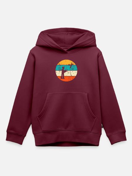 Modellflug Modellflieger Modellflugzeug - Kinder Premium Organic Hoodie - Burgunderrot