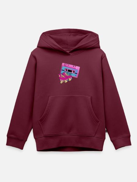 ROLLIN' WITH MY HOMIES - Kinder Premium Organic Hoodie - Burgunderrot