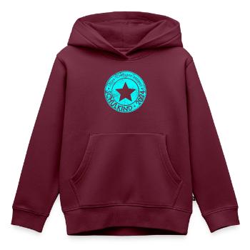 Schulkind 2024 Grundschule 1. Klasse Einschulungt - Kinder Premium Organic Hoodie - Burgunderrot - Vorne - AI Model Kid Female (0cm)