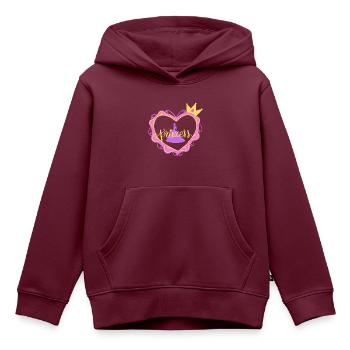 Prinzessin Babykleidung Kinderkleidung - Kinder Premium Organic Hoodie - Burgunderrot - Vorne - AI Model Kid Female (0cm)