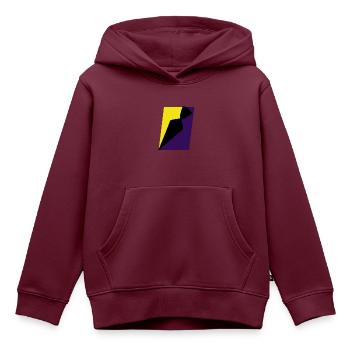 Backen Backwaren Kuchen - Kinder Premium Organic Hoodie - Burgunderrot - Vorne - AI Model Kid Female (0cm)