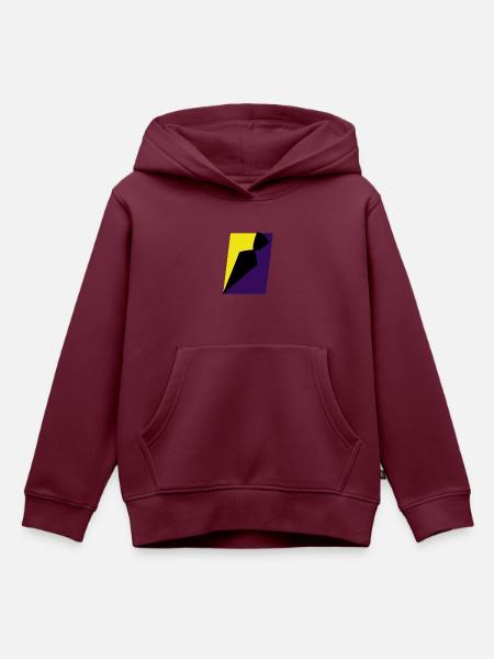 Backen Backwaren Kuchen - Kinder Premium Organic Hoodie - Burgunderrot