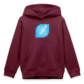 Backwaren Backen Backen - Kinder Premium Organic Hoodie - Burgunderrot - Vorne - AI Model Kid Female (0cm)