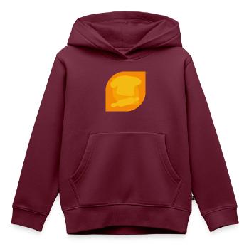 Backwaren Bäckerei Bäckerei - Kinder Premium Organic Hoodie - Burgunderrot - Vorne - AI Model Kid Female (0cm)