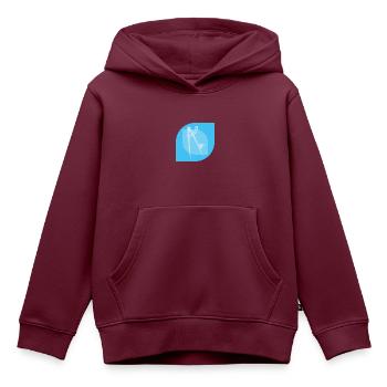 Architekt Konstrukteur Architekt - Kinder Premium Organic Hoodie - Burgunderrot - Vorne - AI Model Kid Female (0cm)