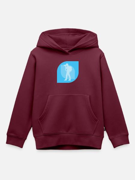 Friseur Frisör - Kinder Premium Organic Hoodie - Burgunderrot