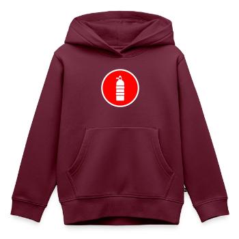Sauerstoff Tauchen Kreis - Kinder Premium Organic Hoodie - Burgunderrot - Vorne - AI Model Kid Female (0cm)
