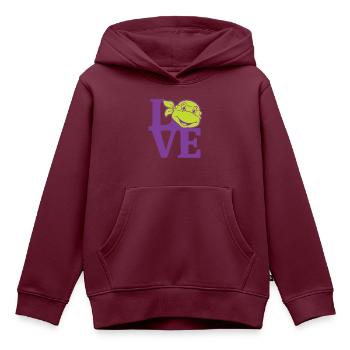 Teenage Mutant Ninja Turtles Love - Kinder Premium Organic Hoodie - Burgunderrot - Vorne - AI Model Kid Female (0cm)