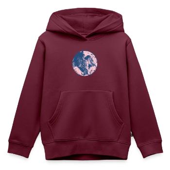 Ostwind Aris Ankunft Mika und Ostwind Mond - Kinder Premium Organic Hoodie - Burgunderrot - Vorne - AI Model Kid Female (0cm)