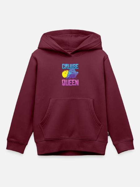 Kreuzfahrt Queen - Kinder Premium Organic Hoodie - Burgunderrot