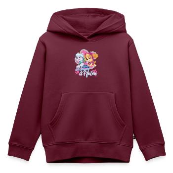 Paw Patrol Skye & Everest Helfer Auf 4 Pfoten - Kinder Premium Organic Hoodie - Burgunderrot - Vorne - AI Model Kid Female (0cm)