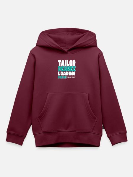 Schneider lädt Ausbildung - Kinder Premium Organic Hoodie - Burgunderrot