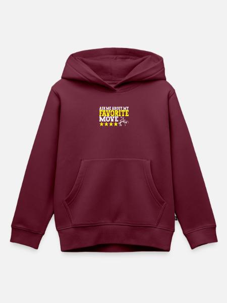 Wrestling Ringen Ringer - Kinder Premium Organic Hoodie - Burgunderrot