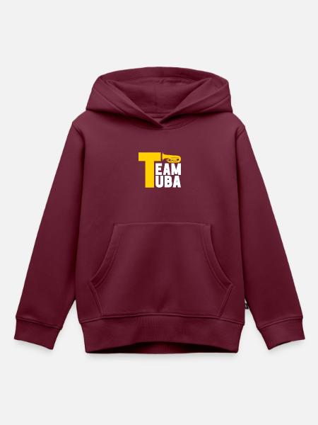 Tuba Tubist - Kinder Premium Organic Hoodie - Burgunderrot