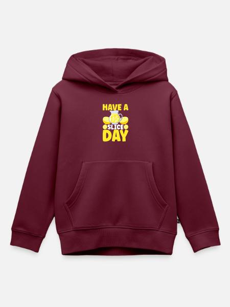 Limonade Limonadenstand - Kinder Premium Organic Hoodie - Burgunderrot